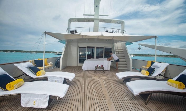 Yacht SUNSHINE in the British Virgin Islands