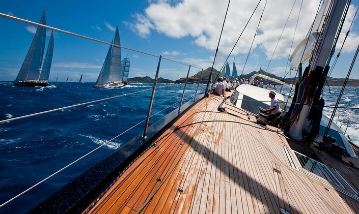 Charter Yachts Prepare for St Barths Bucket 2017