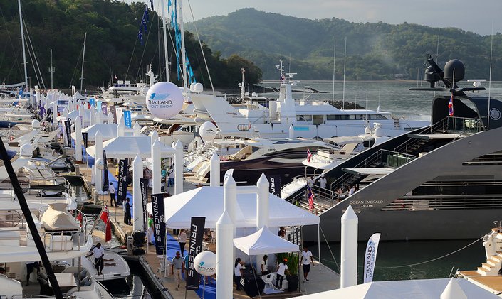 Superyachts Assemble for the Thailand Yacht Show