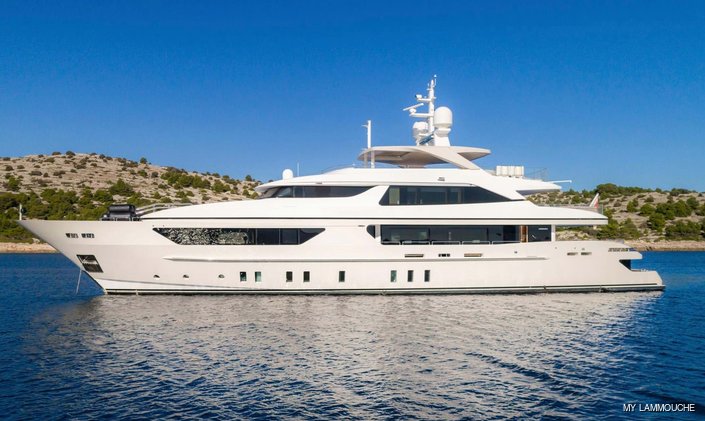 Recently refitted 44m motor yacht LAMMOUCHE now available for charter in Croatia