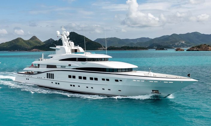 82.5m Luxury yacht SECRET: special offer for yacht charters around the Mediterranean