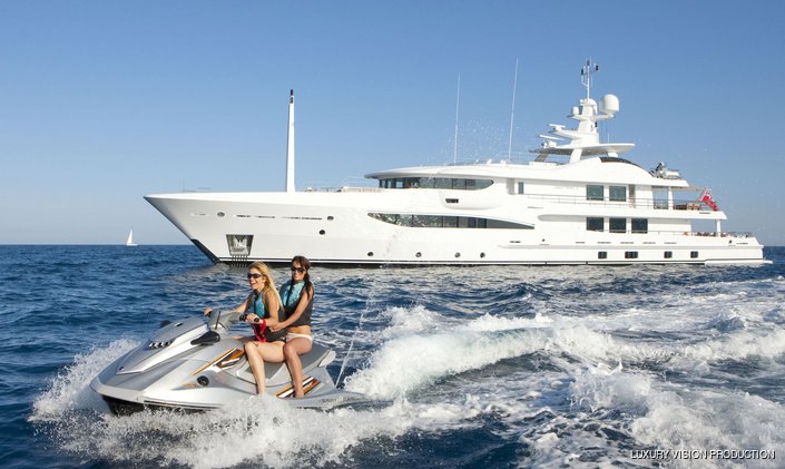 Side View with Jet Skis