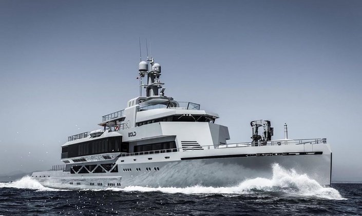 Explorer yacht BOLD offers charter opportunity in the Mediterranean