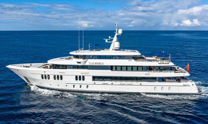 Private yacht rental TOP FIVE II announces winter Exumas yacht charter availability