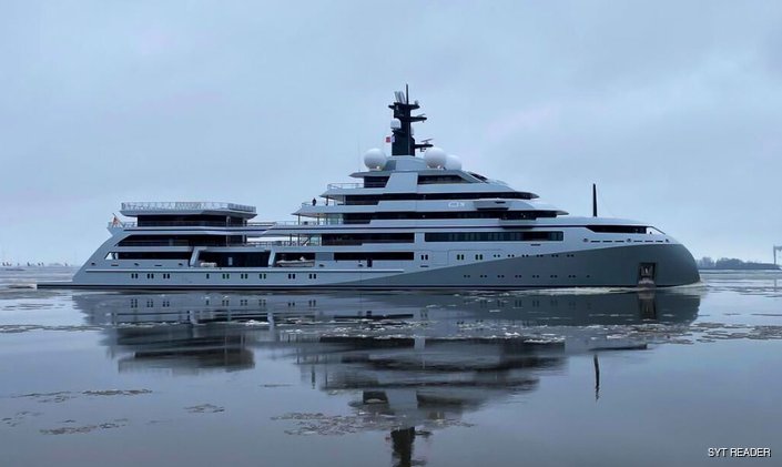110M Lürssen Superyacht O3 On The Move For Latest Set Of Sea Trials 