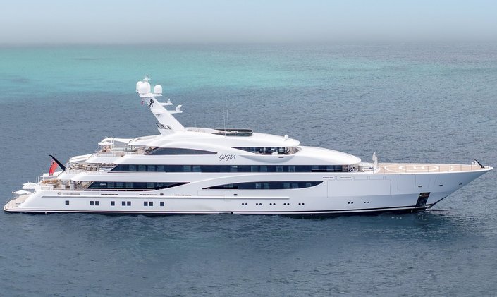 85m Charter Yacht GIGIA Set for Show Debut at the 2026 MYBA Charter Show