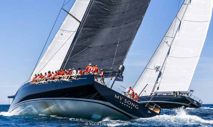 Racing goes ahead in at Loro Piana Superyacht Regatta 2018 