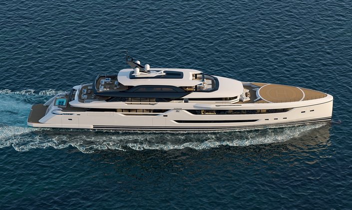 85m Golden Yachts superyacht O’CEANIS set to join global yacht charter fleet in 2027