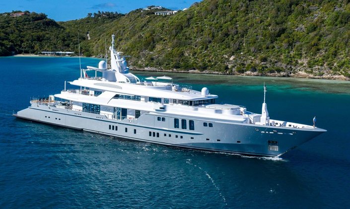 73m Charter Yacht SIREN Confirmed for the Palm Beach International Boat Show