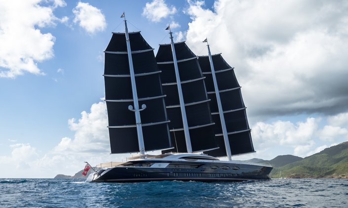 2025 Cannes Yachting Festival At Anchor: 105M Superyacht Charter BLACK PEARL Set To Adorn  The Bay of Cannes