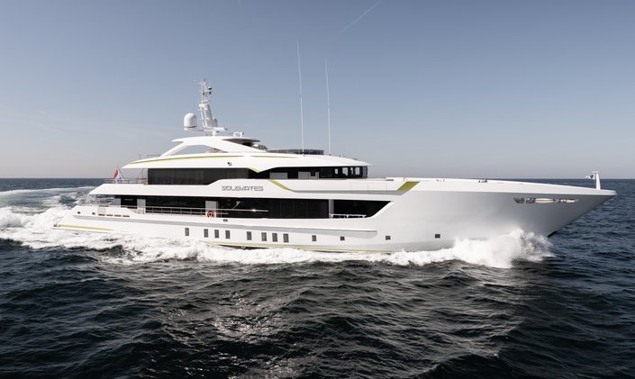 55M Superyacht Charter SOLEMATES Joins Lineup for 2025 Monaco Yacht Show Ahead of Global Debut