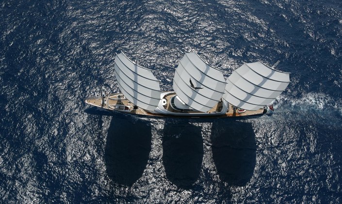 Brand New Video Of Iconic Superyacht ‘Maltese Falcon’