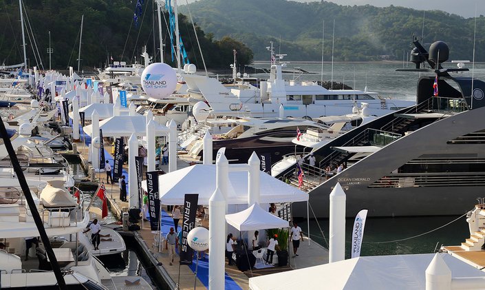 Superyachts Assemble for the Thailand Yacht Show