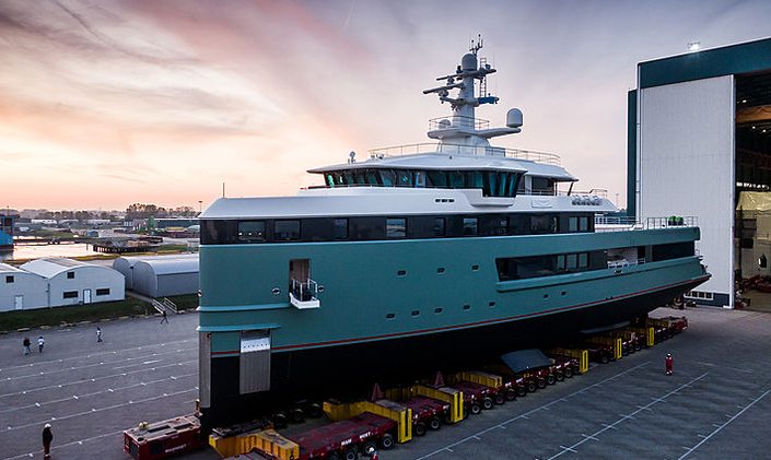 62m Damen SeaXplorer superyacht ANAWA delivered 