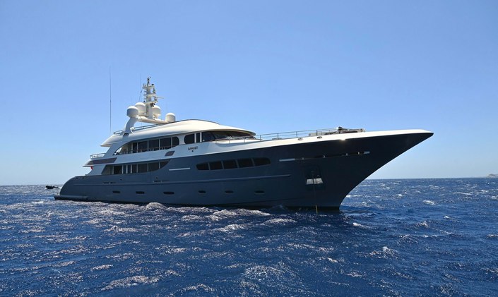 Superyacht GHOST III offers luxury Greece yacht charters
