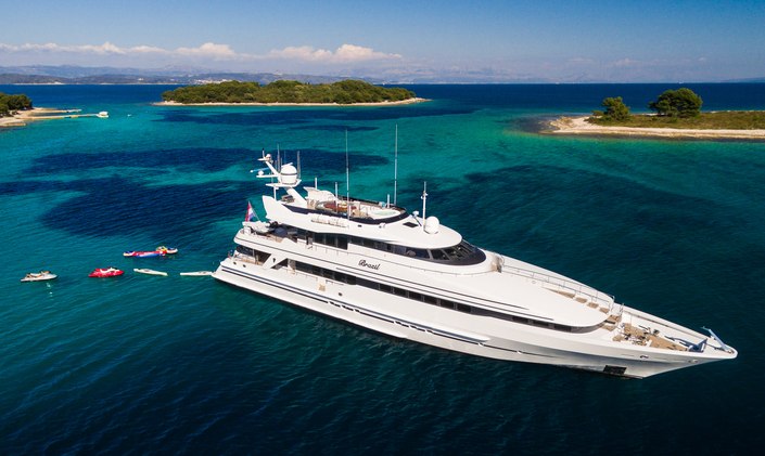 Croatia charter special on board Heesen M/Y BRAZIL