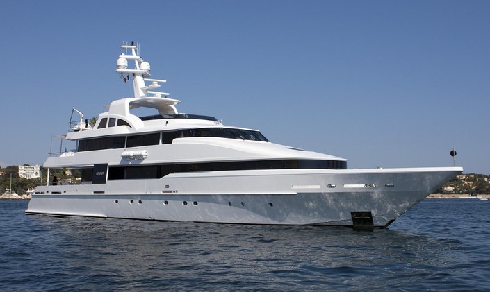  42m yacht LIFE SAGA available for Mediterranean yacht charters 