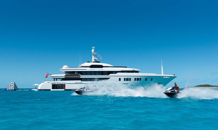 Charter 63m superyacht NORTH STAR in the British Virgin Islands this winter