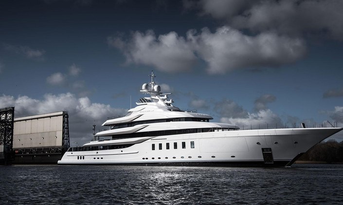 Lurssen launches 95m ‘Project Fiji’ as superyacht MADSUMMER