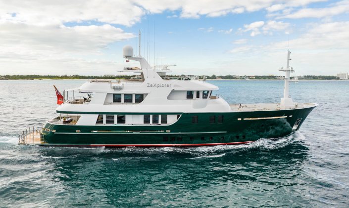 Charter yacht ZEXPLORER joins the Tahiti charter fleet following extensive refit