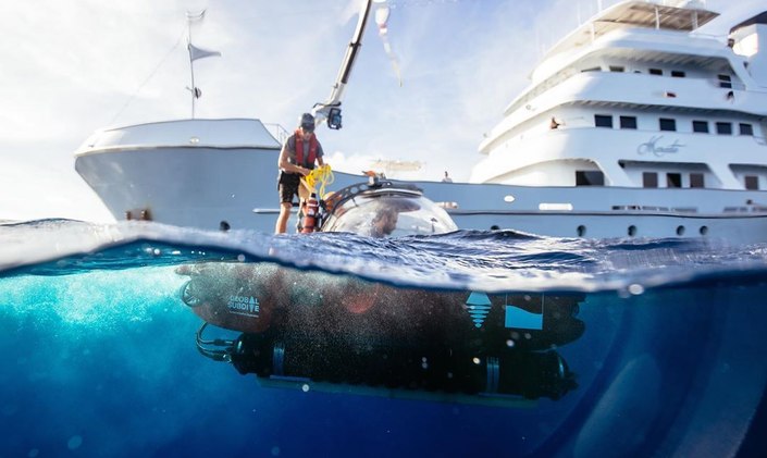 Explorer yacht MARCATO submarine yacht charter experience