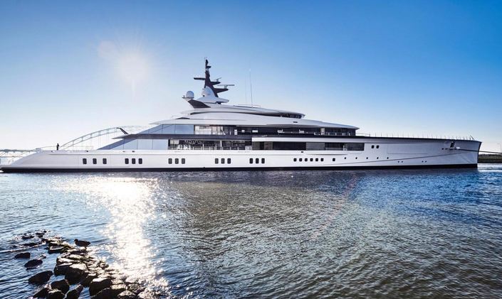 109m superyacht ‘Bravo Eugenia’ delivered by Oceanco