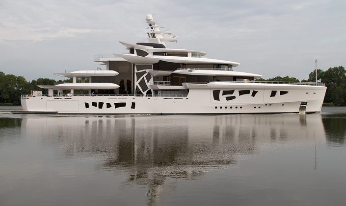 80m superyacht ARTEFACT delivered by Nobiskrug