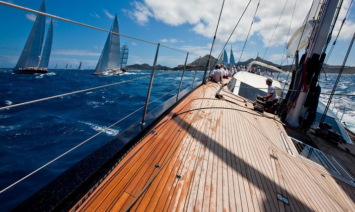 Charter Yachts Prepare for St Barths Bucket 2017