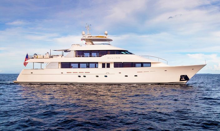 Last-minute availability for 40m superyacht ALL INN