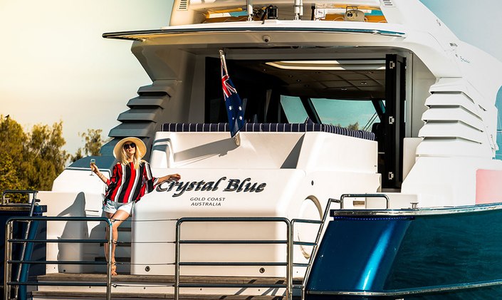 M/Y ‘Crystal Blue’ Cruises Australia’s Gold Coast