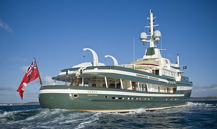 M/Y STEEL Returns to the Mediterranean