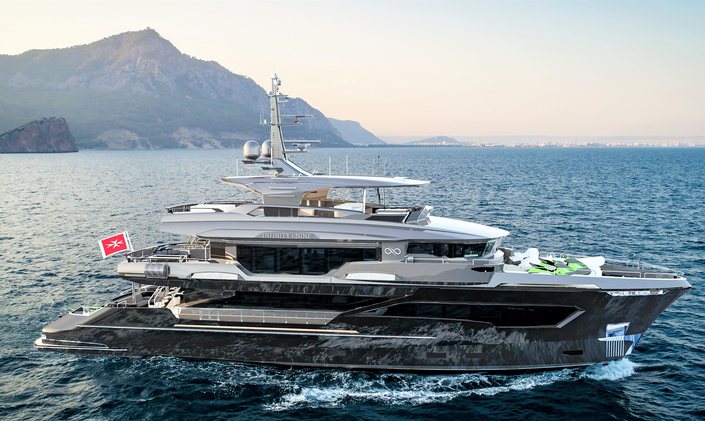 New charter yacht INFINITY NINE launched 