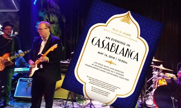Inside Paul Allen's yacht party at the Cannes Film Festival