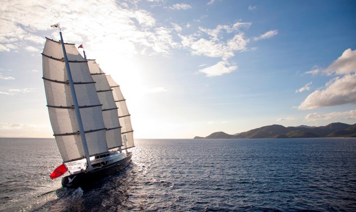S/Y 'Maltese Falcon' Open In The Mediterranean