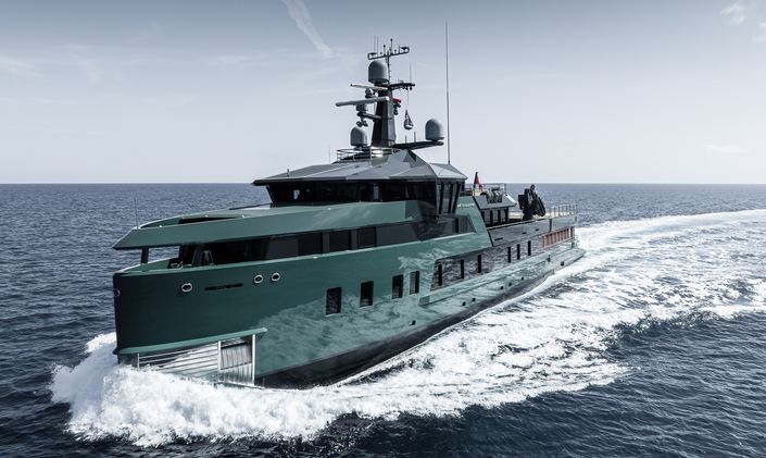 Damen SeaExplorer 58 yacht PINK SHADOW successfully completes sea trials