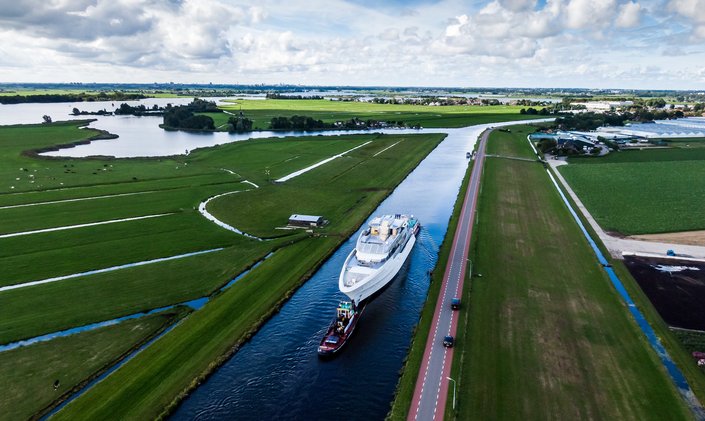 Feadship superyacht Project Galina, formerly Feadship 819, now ready for outfitting