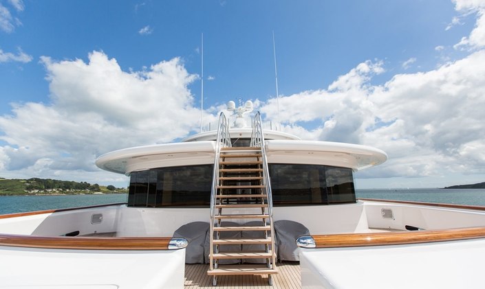 A Sneak Preview Of M/Y AQUILA’s Pendennis Refit