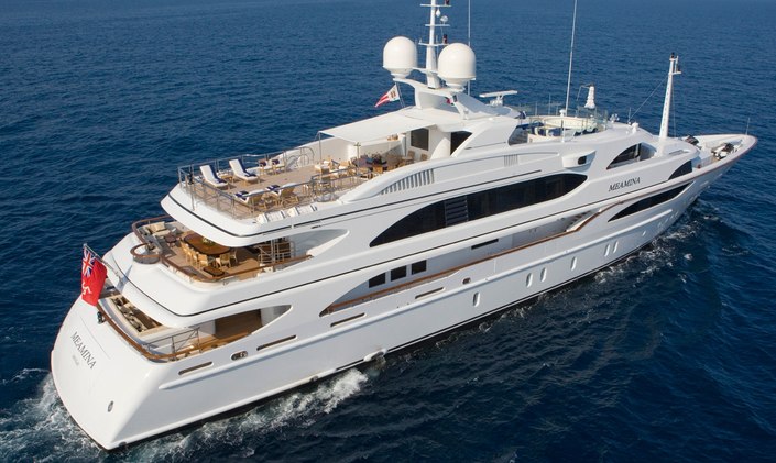 Caribbean Charters on Superyacht ‘Meamina’