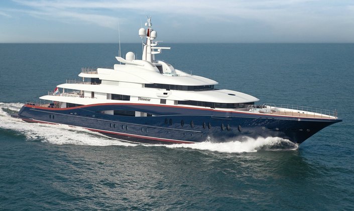 Last chance to charter 89m superyacht NIRVANA in the Maldives