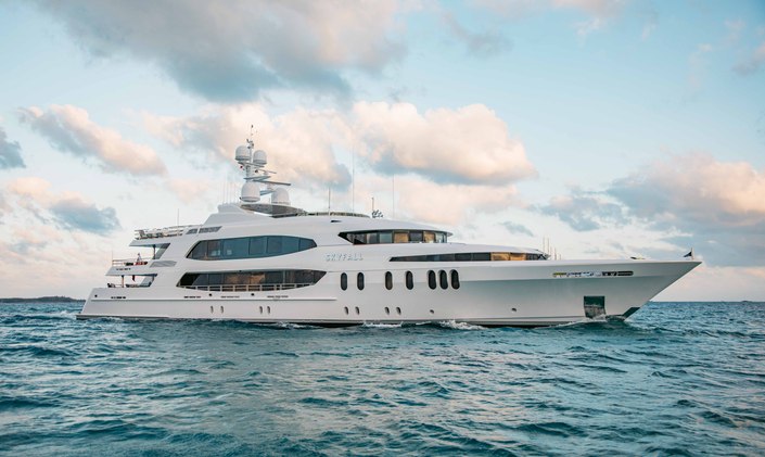 Last-minute charter availability for 58m motor yacht SKYFALL in the Mediterranean