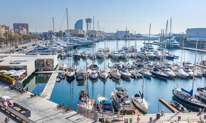 Work Underway at Barcelona Marina