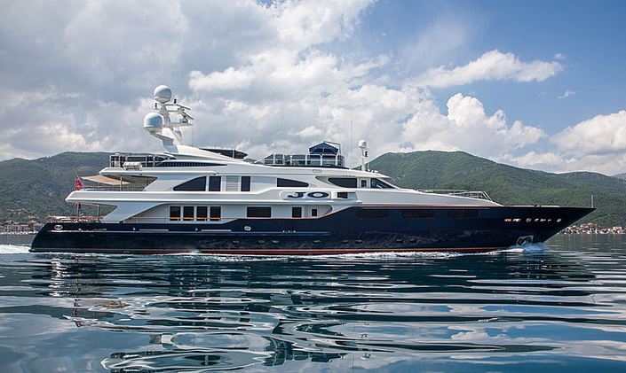 50m motor yacht JO I offers Mediterranean charter discount