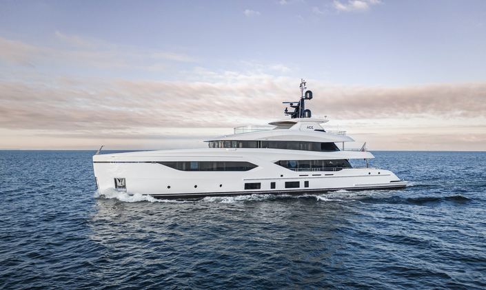 Superyacht ACE opens for luxury charters in the Med