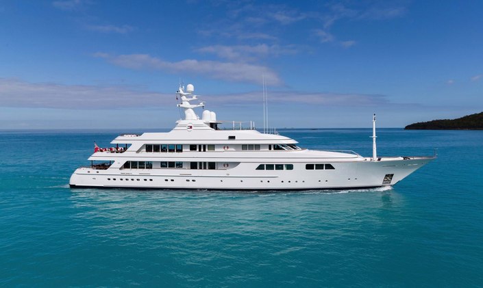 Special offer on board 62m FLAG for last-minute Caribbean charters