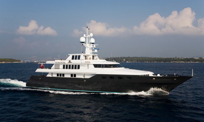 Last-minute Mediterranean charter availability for 49m motor yacht CYAN 