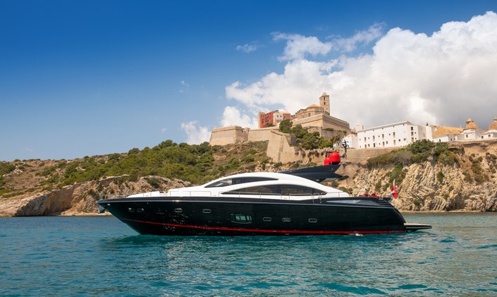 26m motor yacht PALUMBA now available for Ibiza and Balearic  yacht charters