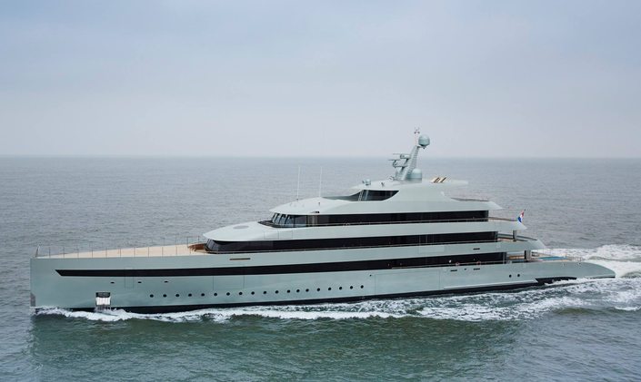 Feadship M/Y SAVANNAH seatrial photos