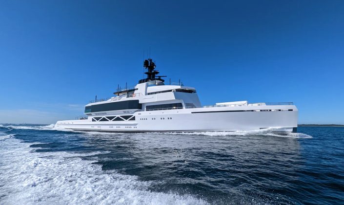 Explorer yacht Project Globalfast renamed WANDERLUST on delivery