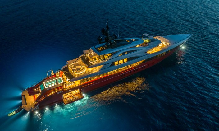 VIDEO: The Exclusive video debut of 80 meter LEONA