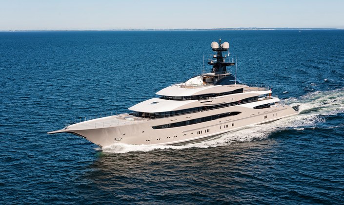 Lürssen Superyacht KISMET Completes Sea Trials